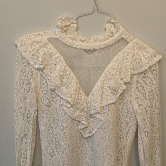 EMBOSSED BLOUSE - Picture 2 of 5